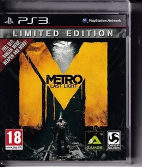 Metro Last Light - PS3 (B Grade) (Genbrug)